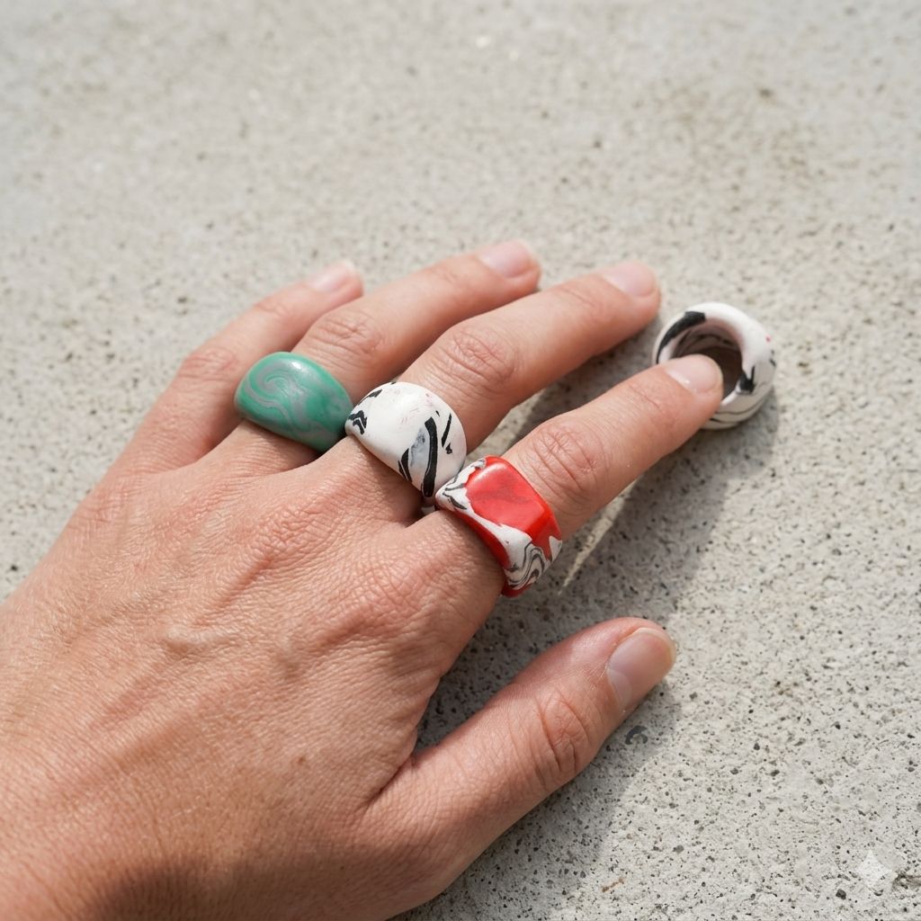 Red Tide Chunky Ring