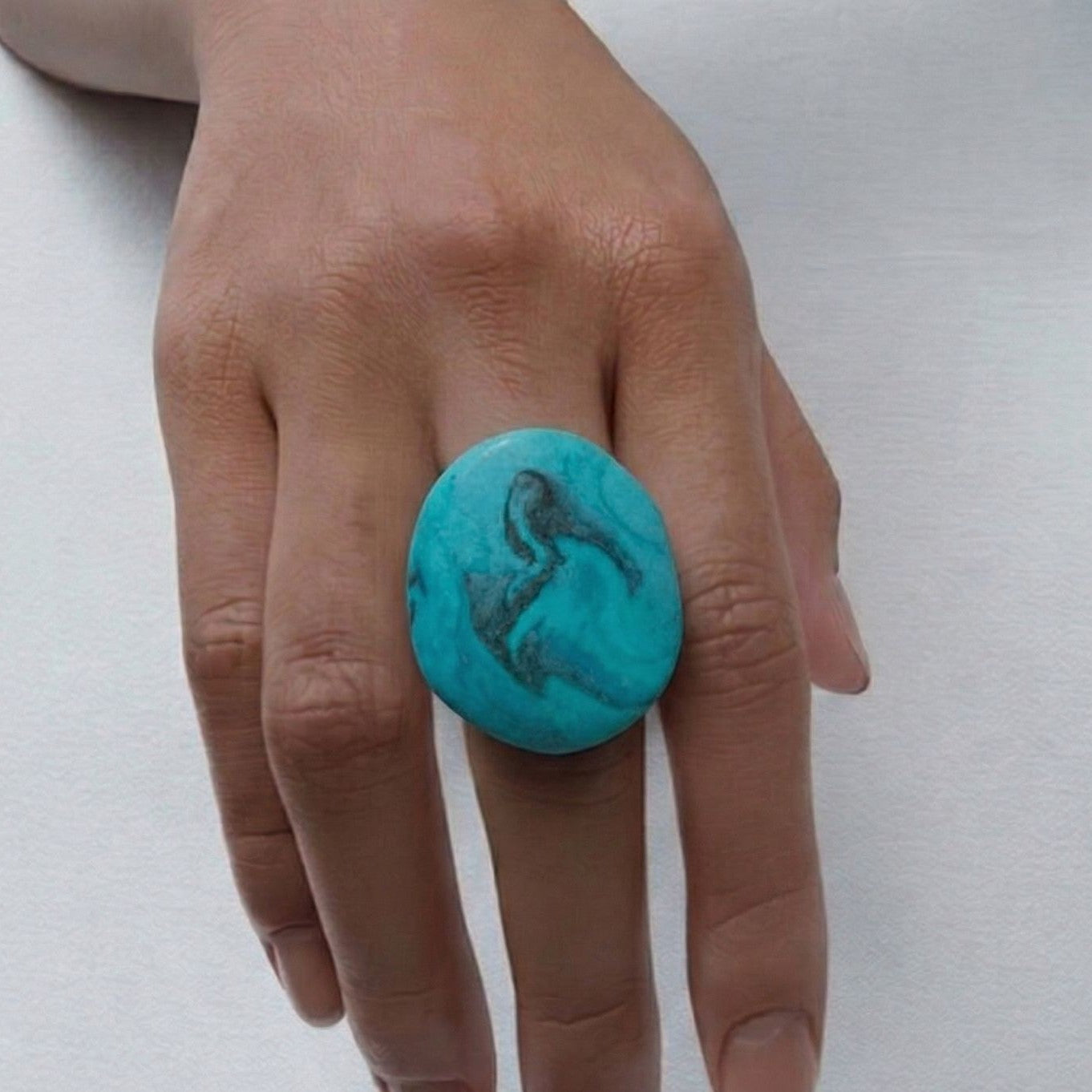 Tide Stone Chunky Ring