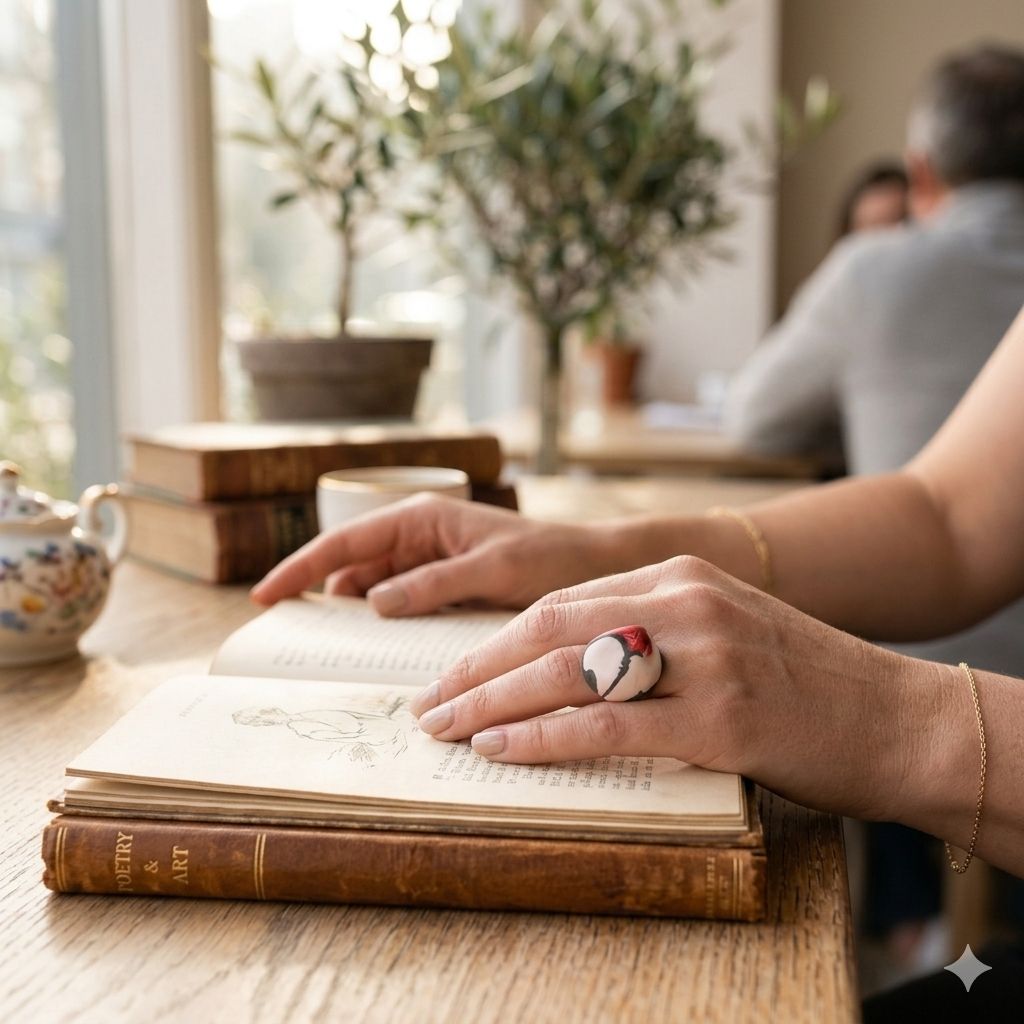 Veinstone Chunky Ring