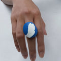 Azure Statement Ring