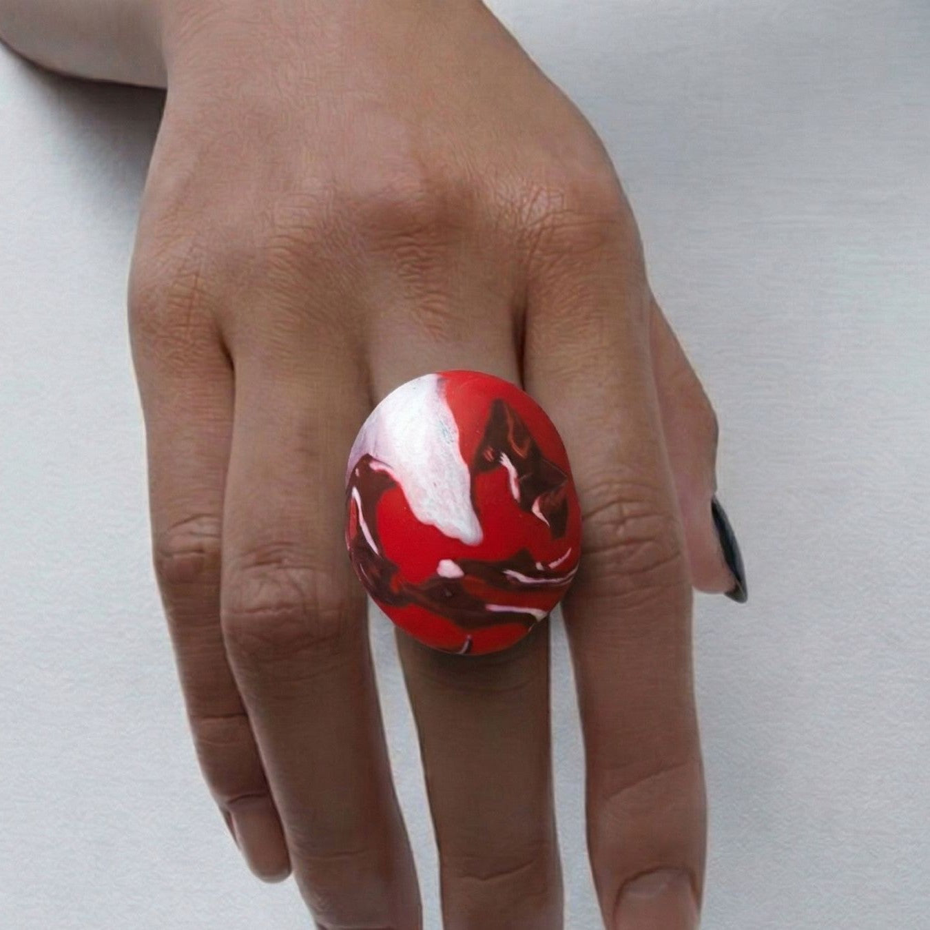 Inferno Vein Chunky Ring