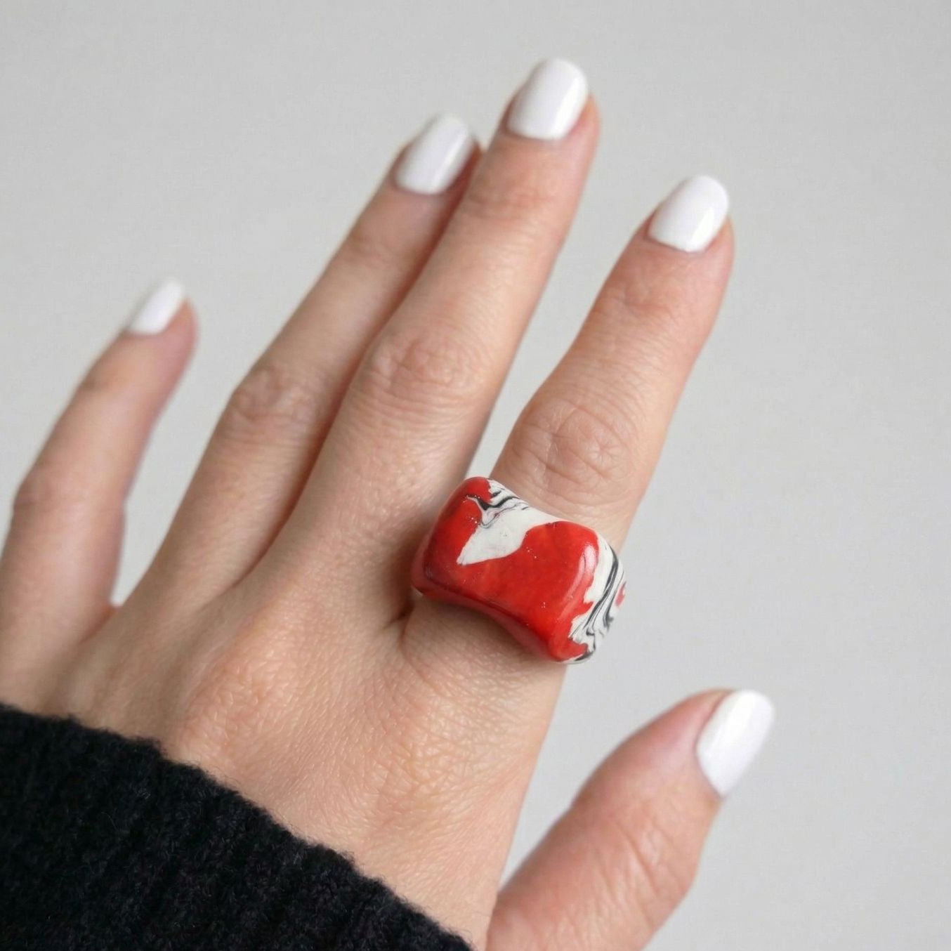 Red Tide Chunky Ring