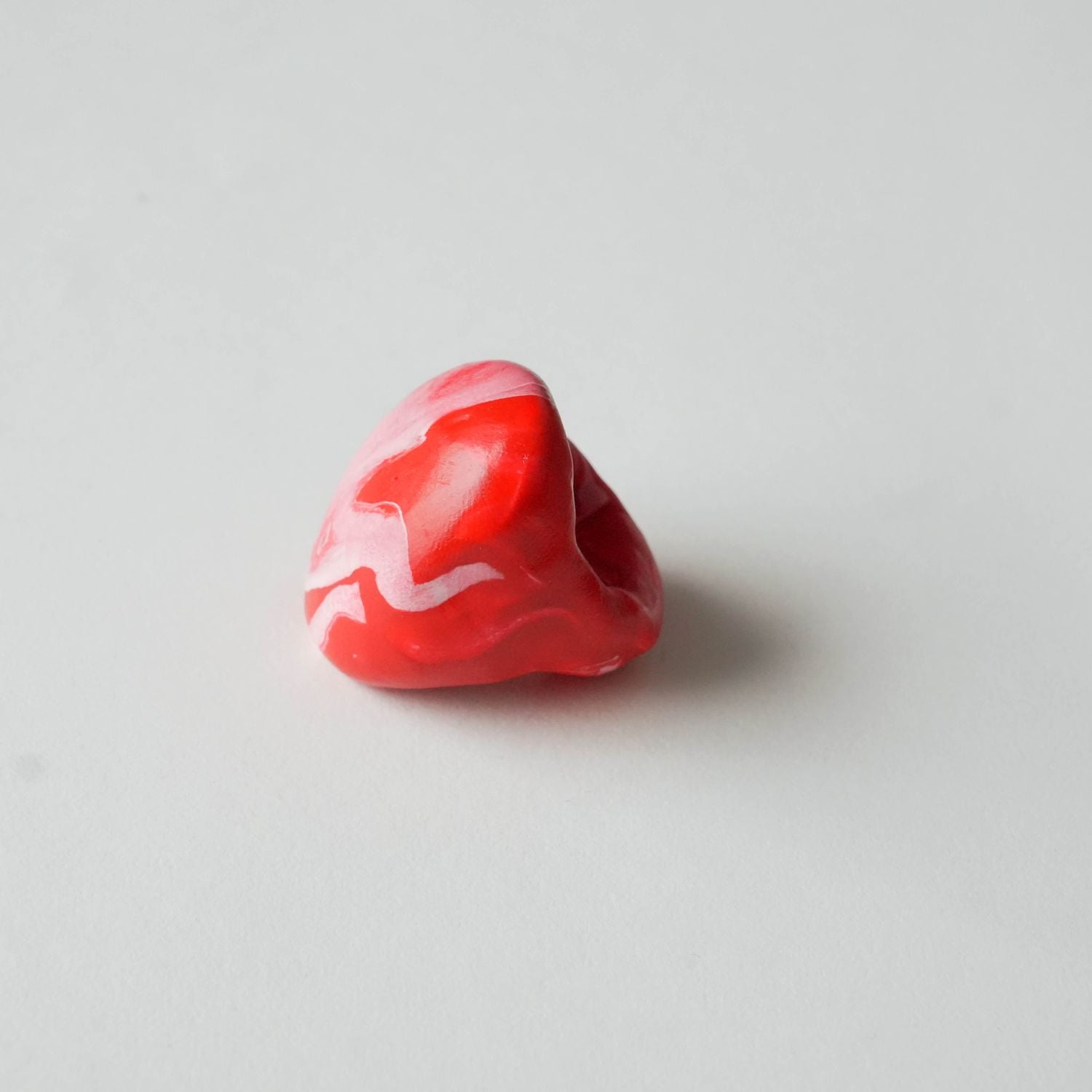 Red Veil Chunky Ring