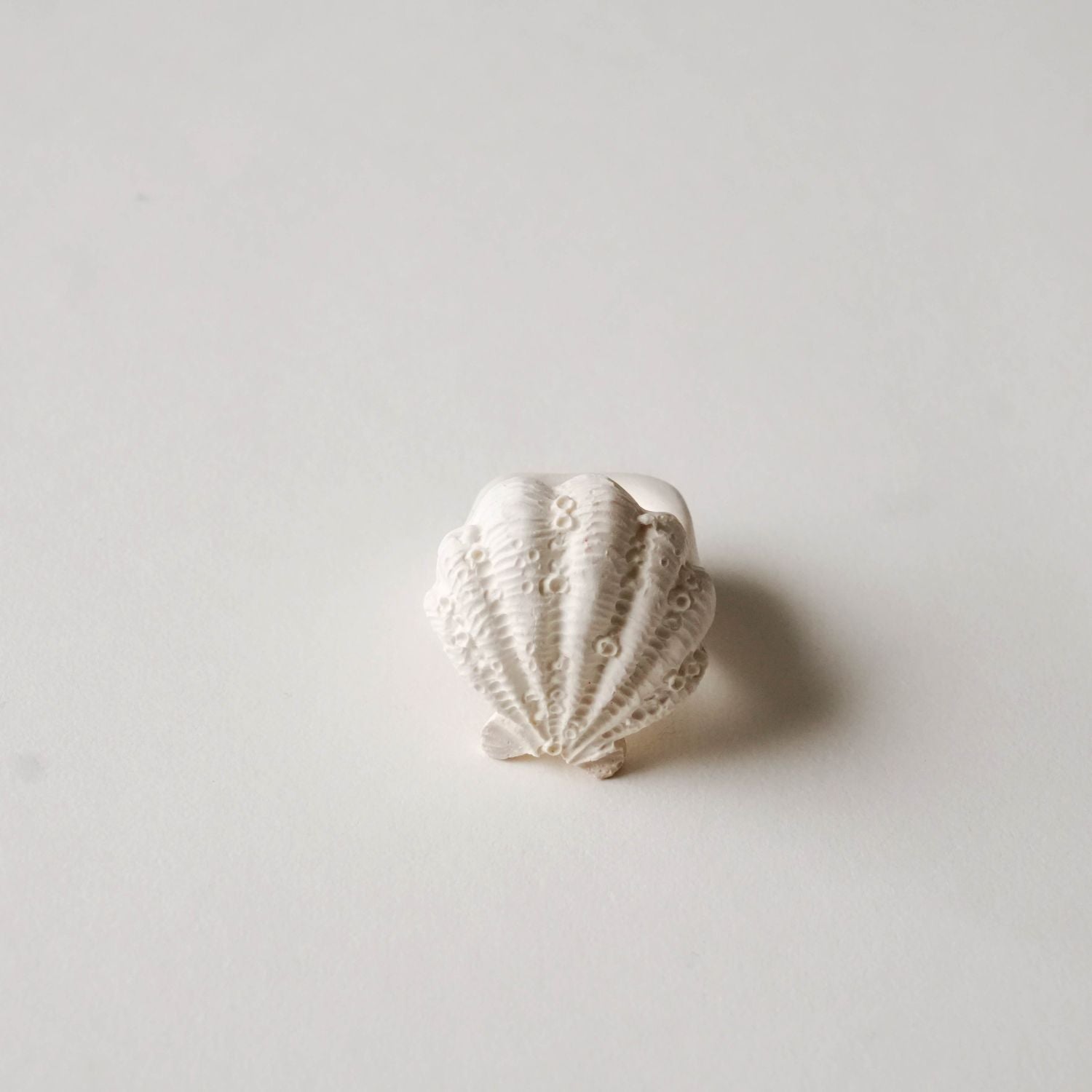 White Shell Chunky Ring