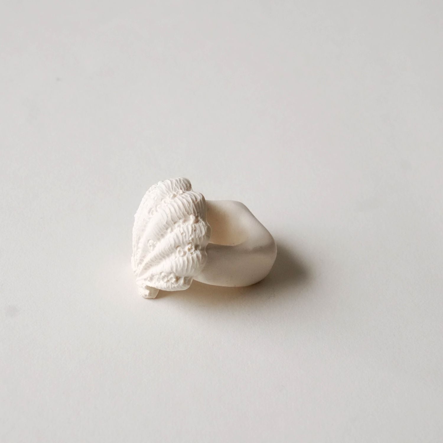 White Shell Chunky Ring