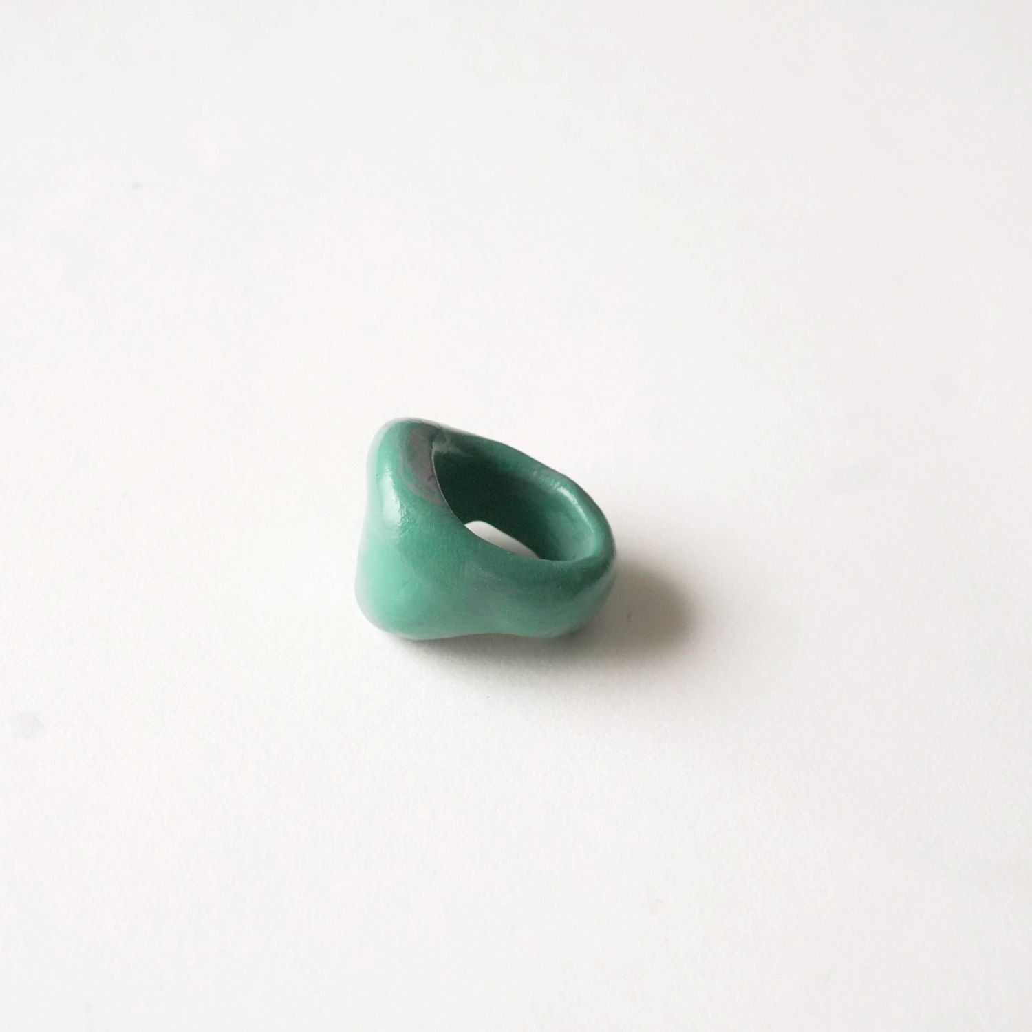 Mint Noir Chunky Ring